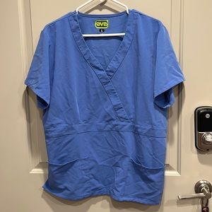 • ave • Blue Scrub Top